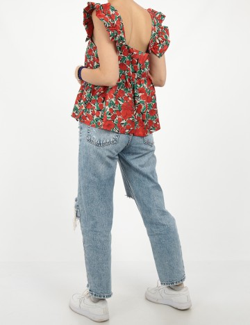 Bluza SHEIN, rosu, S