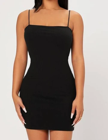 Rochie scurta SHEIN, negru, S Negru