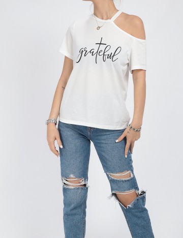 Tricou SHEIN, alb, XS