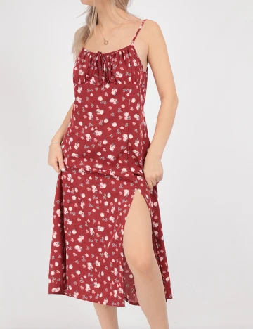 Rochie medie SHEIN, visiniu, L