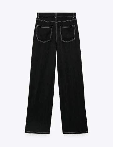 Blugi Stradivarius, negru, 36