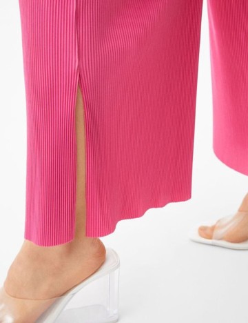 Pantaloni Bershka, roz, XS