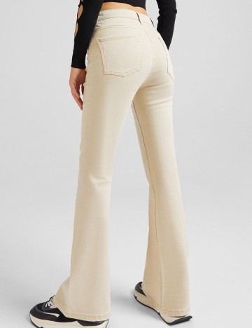 Blugi Bershka, bej, 34