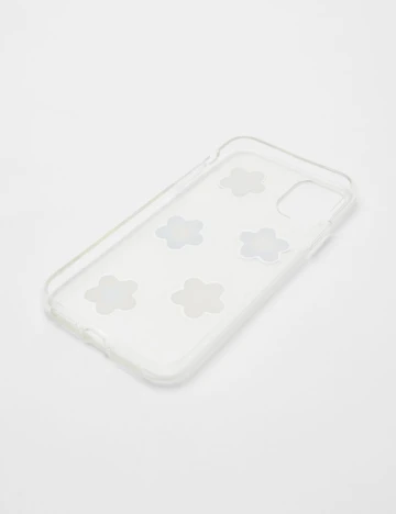 Husa iPhone Bershka, alb, ONE SIZE Alb