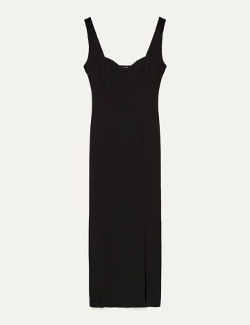 Rochie medie Bershka, negru, L