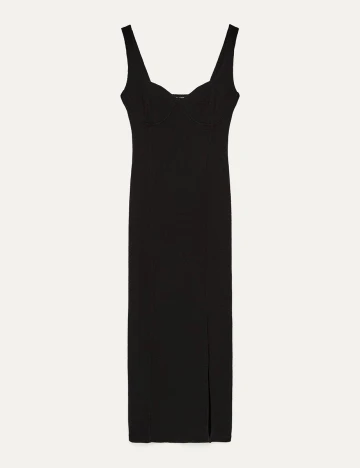 Rochie medie Bershka, negru, L