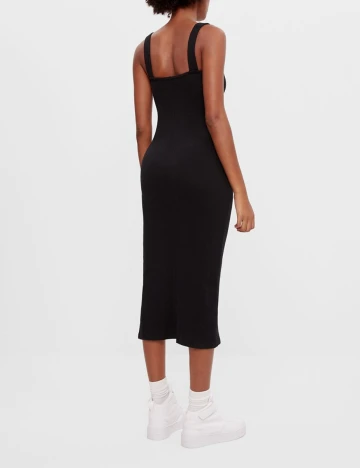 Rochie medie Bershka, negru, L