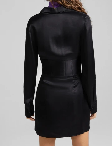 Rochie scurta Bershka, negru, S Negru