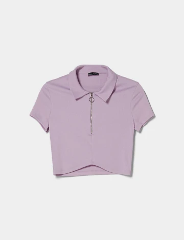 Top Bershka, mov, S