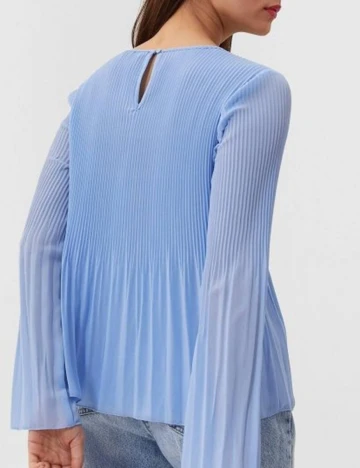 Bluza Stradivarius, albastru, M