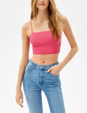 Top Bershka, roz, S Roz