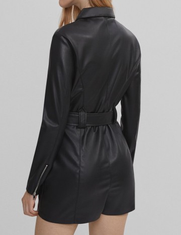 Salopeta Bershka, negru, XS