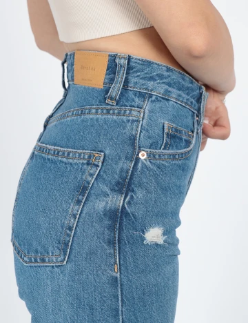 Blugi Bershka, albastru, 32