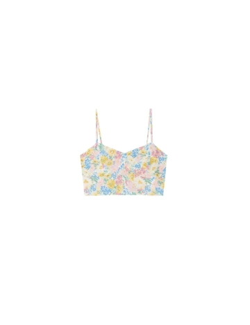 Top Stradivarius, floral, M