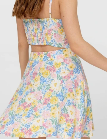 Top Stradivarius, floral, M