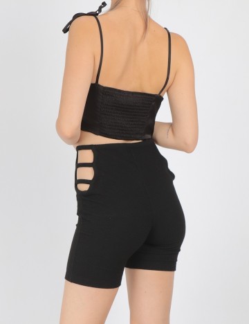 Top Stradivarius, negru, L