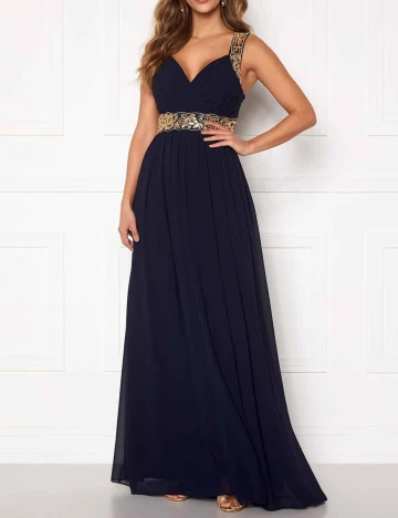 Rochie Lunga Chiara Forthi, bleumarin, 40
