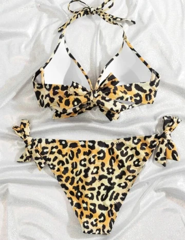 Costum de baie SHEIN, animal print, XL