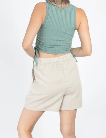 Pantaloni scurti Vero Moda, crem