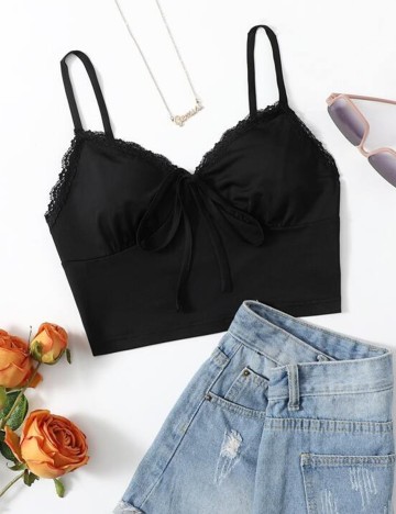 Top SHEIN, negru, M