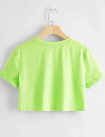 Top SHEIN, verde, M