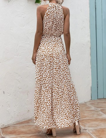 Rochie lunga SHEIN, crem, S