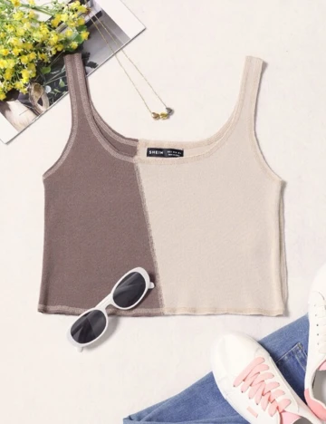 Top SHEIN, crem, S