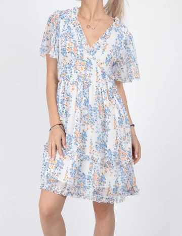 Rochie scurta SHEIN, alb, M
