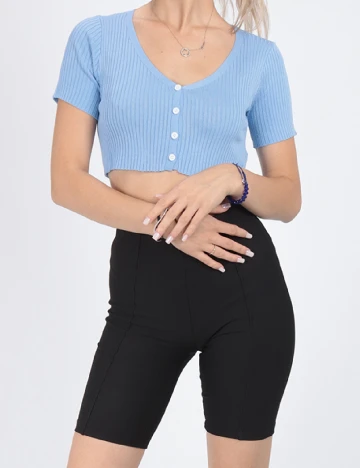 Top SHEIN, albastru, M