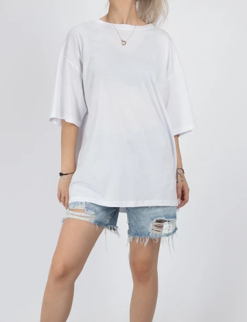 Tricou SHEIN, alb, M
