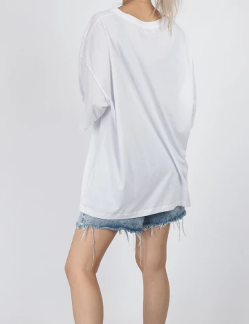 Tricou SHEIN, alb, M