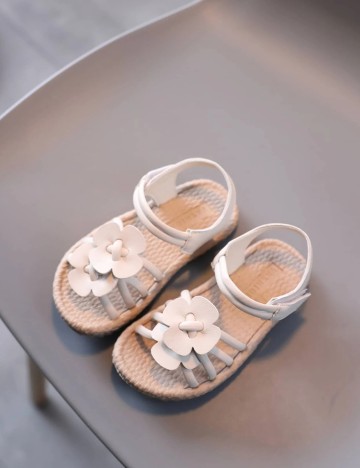 Sandale Shein Kids, crem, 28