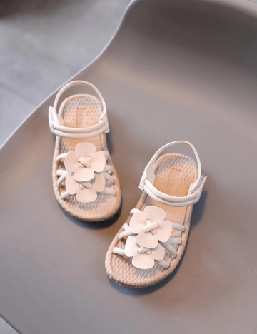 Sandale Shein Kids, crem, 28