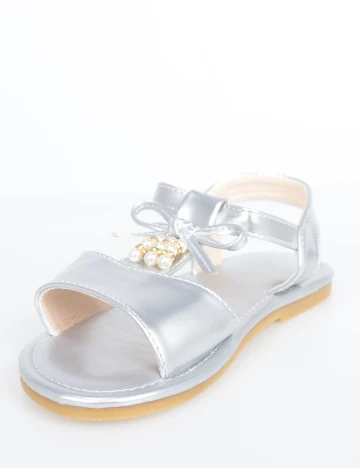 Sandale SHEIN kids, argintiu, 26