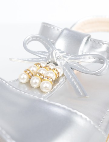 Sandale SHEIN kids, argintiu, 26