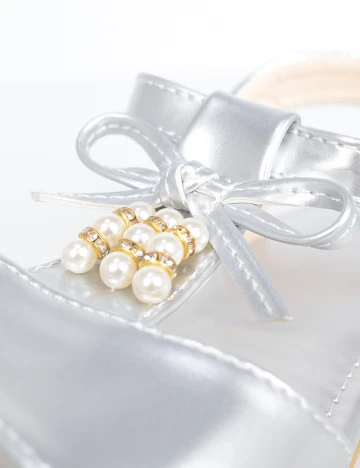 Sandale SHEIN kids, argintiu, 26