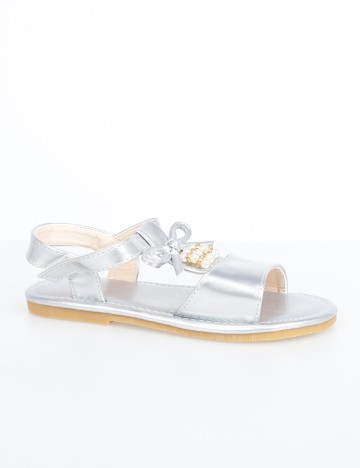 Sandale SHEIN kids, argintiu, 26