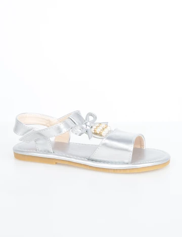 Sandale SHEIN kids, argintiu, 26