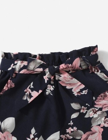 Pantaloni scurti Shein Kids, bleumarin, 10 ANI