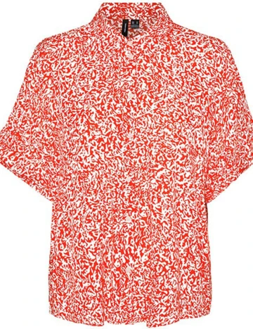 Camasa Vero Moda, rosu