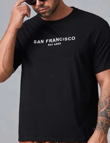 Tricou SHEIN, negru, L