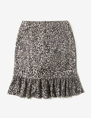 Fusta SHEIN, animal print, XS