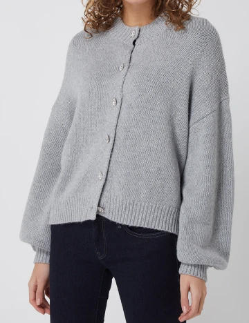 Cardigan s.Oliver, gri, L