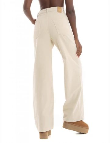 Pantaloni Only, crem