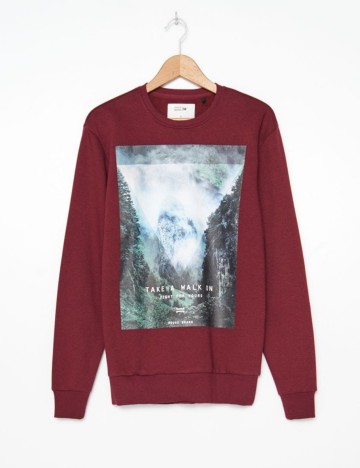 Bluza House Brand, visiniu, S