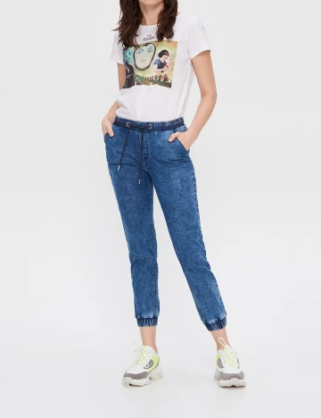 Blugi House Brand, albastru, 34