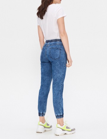 Blugi House Brand, albastru, 34