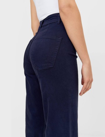 Blugi Stradivarius, bleumarin, 34