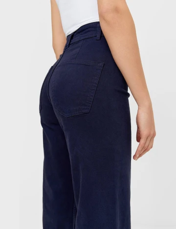 Blugi Stradivarius, bleumarin, 34