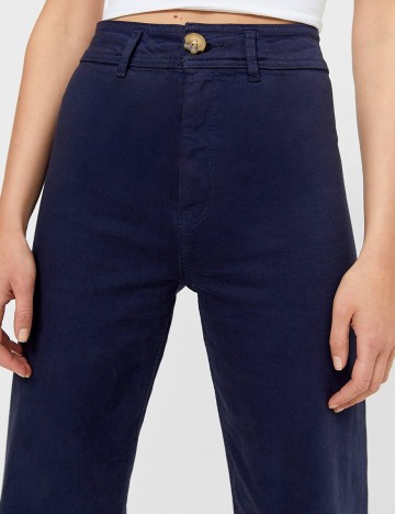 Blugi Stradivarius, bleumarin, 34